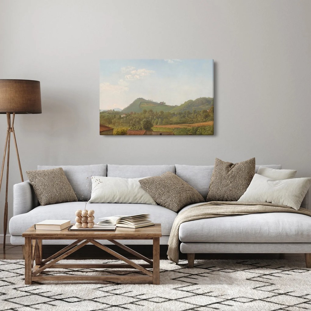 Tablou - Simon Denis, View Near Naples, reproducere (90x60 cm)
