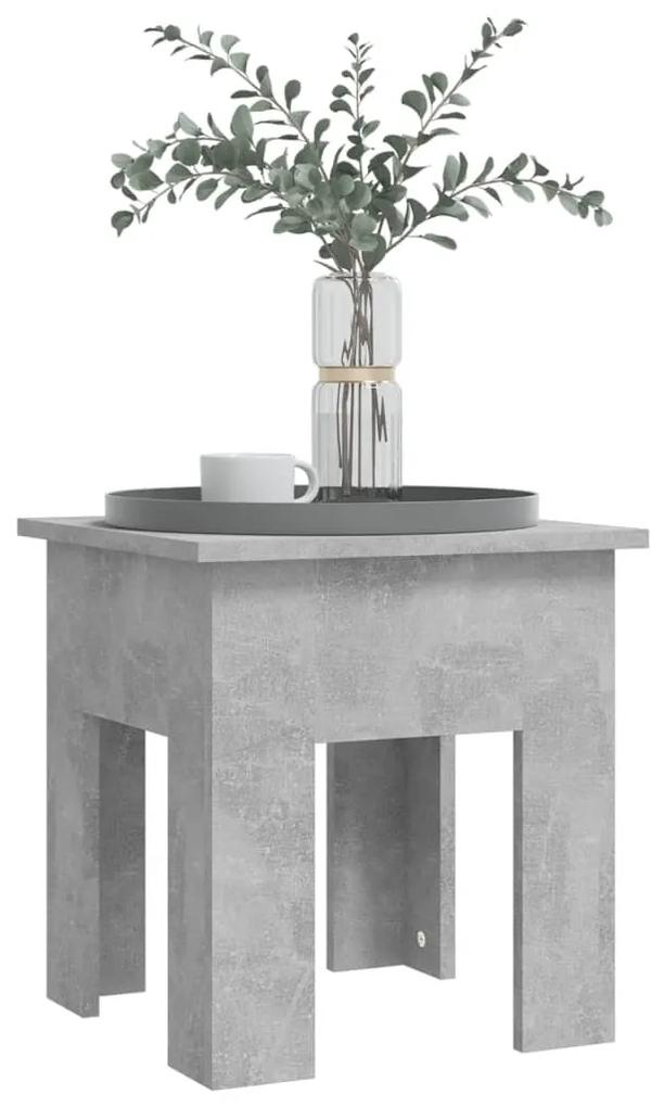 Masuta de cafea, gri beton, 40x40x42 cm, PAL 1, Gri beton
