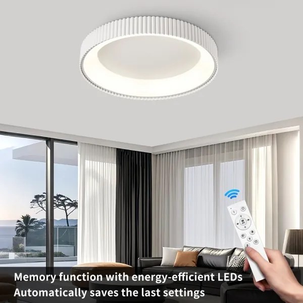 Brilagi - Lampă de tavan LED reglabilă FALCON MODERN LED/54W/230V 60 cm albă + telecomandă