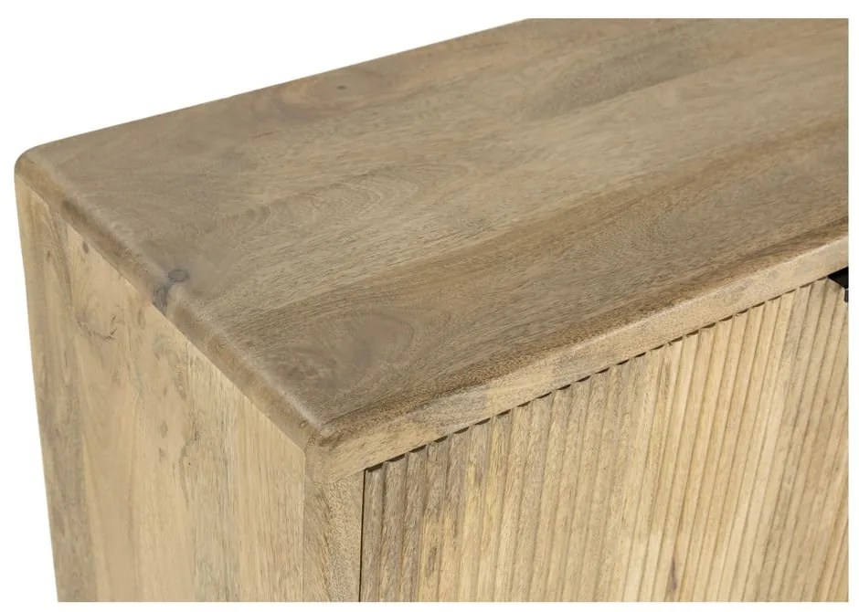 Comodă în culoare naturală din lemn de mango 190x85x40 cm Mundra – MOME