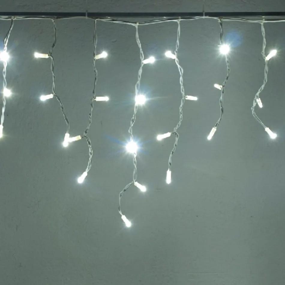 decoLED LED instalație tip țurțuri - alb rece - 3x0,5m, 114 LED