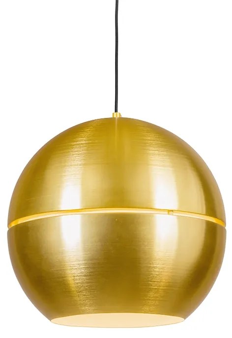 Lampă suspendată retro aurie 40 cm - Slice