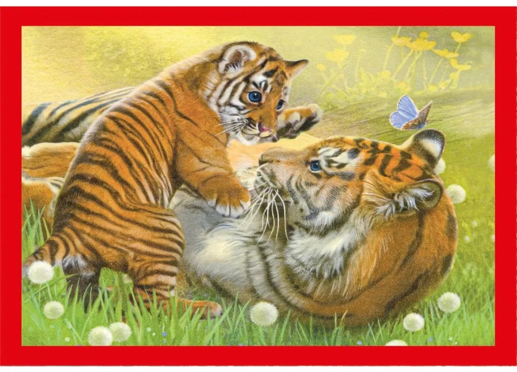 Animale Baby Cuddles Puzzle 4 în 1 Clementoni
