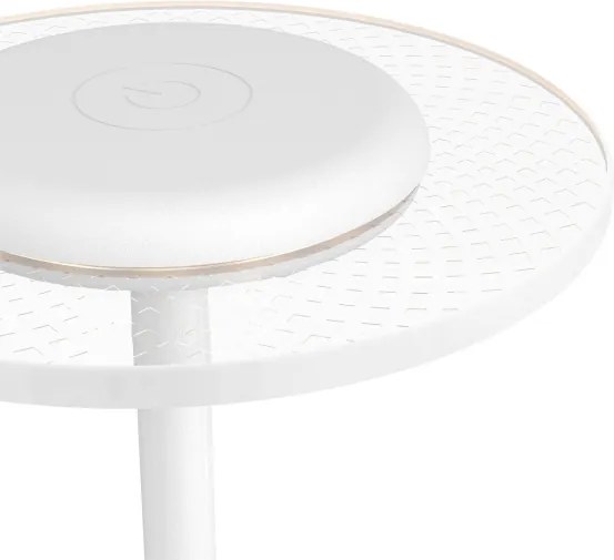 Eglo 75885 - Lampă de birou TREPELLA LED RGBW, reglabilă, reîncărcabilă, cu control tactil, LED/5V 2000 mAh, albă