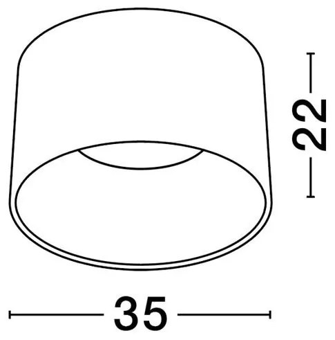 Plafoniera LED moderna DIONI 35cm