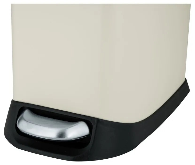 Coș de gunoi crem cu pedală din oțel 12 l Design – Wenko