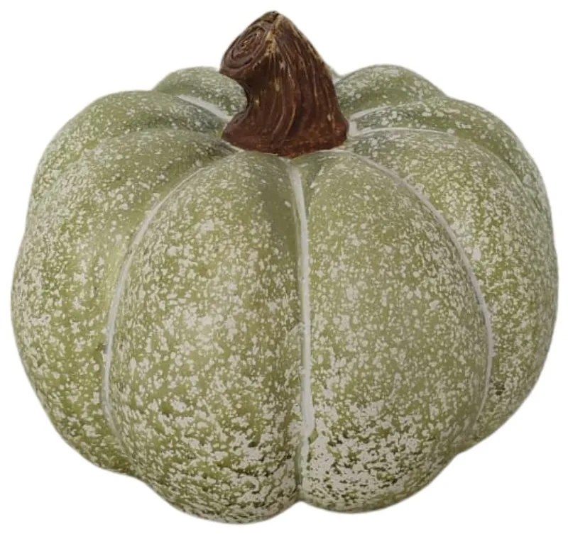 Dovleac decorativ Pumpkin Harvest, verde, 20x15 cm - modele diverse