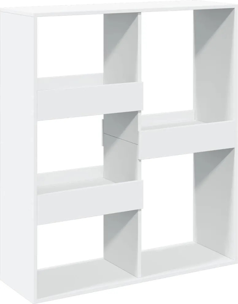 vidaXL Bibliotecă/Separator cameră, alb, 100x33x115 cm