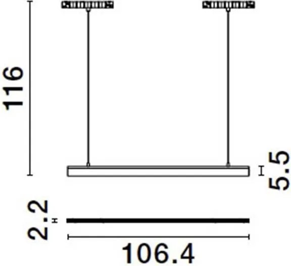 Pendul LED, Modul flexibil pentru sina magnetica Breda
