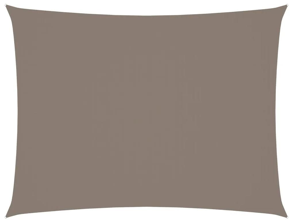 Parasolar, gri taupe, 2x3,5 m, tesatura oxford, dreptunghiular