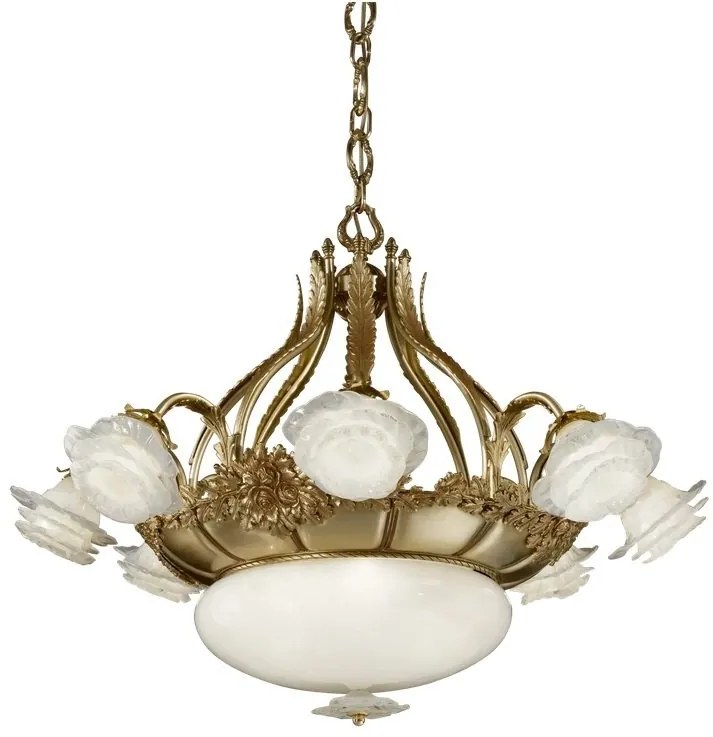Candelabru design floral LUX realizat manual Rose