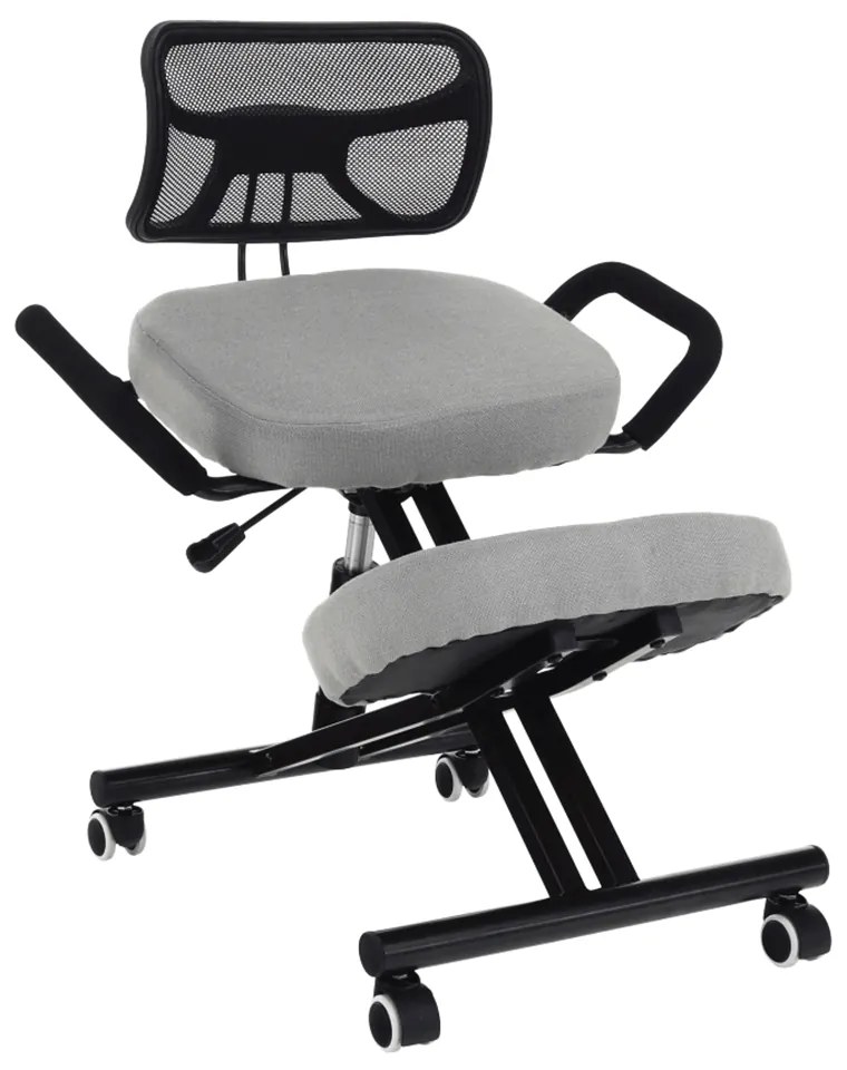 Fotoliu de birou ergonomic Rusu (gri maro). 1016070
