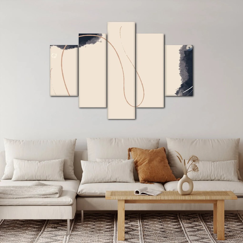 Tablou - Abstractizare bej (150x105 cm)