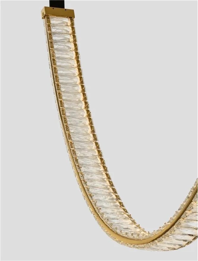 Lustra LED suspendata design elegant LAZURA