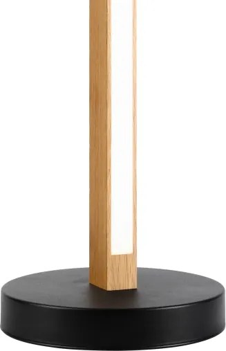 Lampă LED de birou VERDE LED/10W/230V 3000K stejar/negru