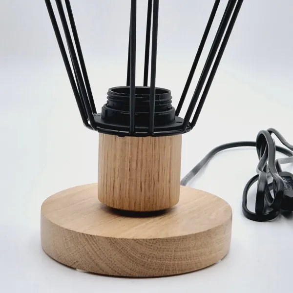 Lampă de masă Brilagi WOODY BASKET 1xE27/60W/230V stejar