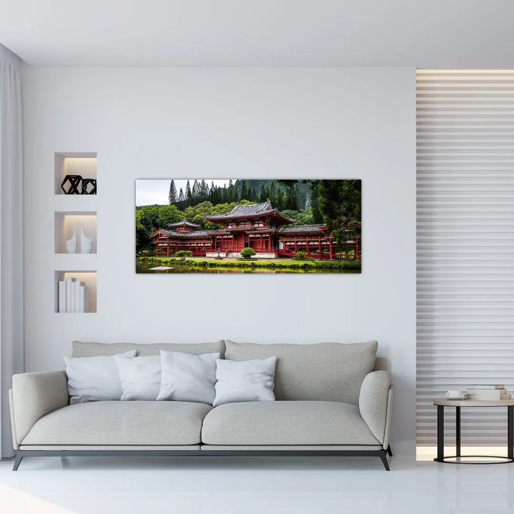 Tablou - mănăstire budhistică (120x50 cm)