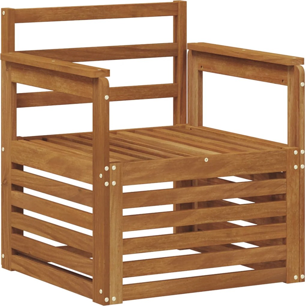 vidaXL Set de canapele de exterior natural 71 x 63 x 73 cm