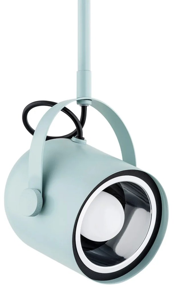 Spot pe sina suspendat NET PLUS azur / Accesoriu pentru sinele trifazate ARGON T-RACK