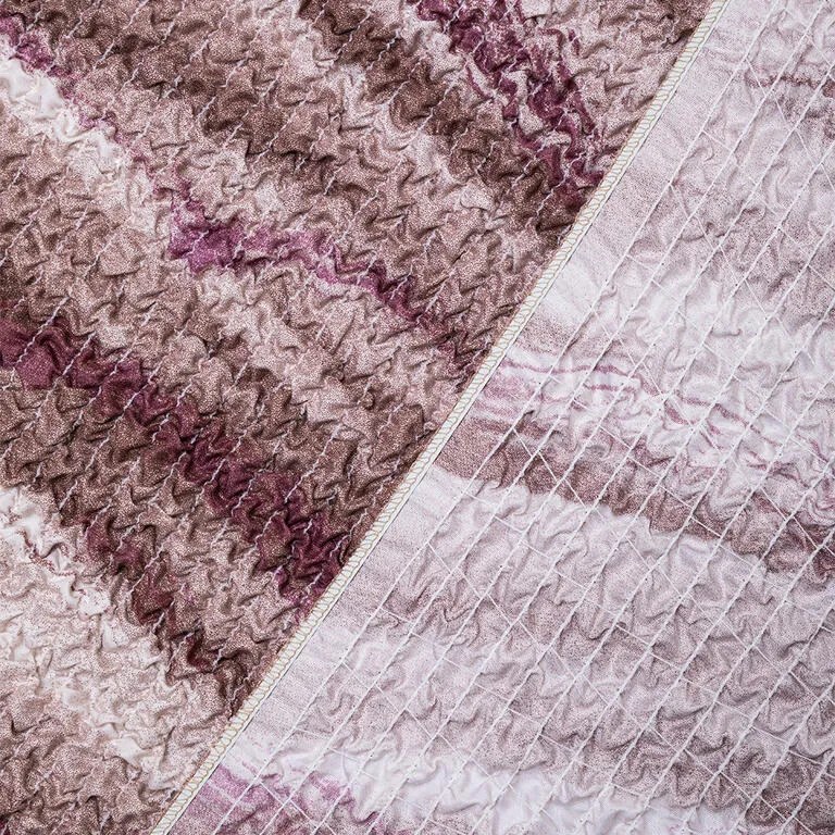 Huse bielastice OCEANO NOU bordo-maroniu scaun cu spatar 2 buc (45 x 45 x 50 cm)