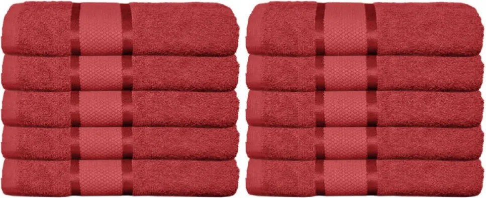 Set 10 Prosoape Premium din Bumbac 100% – 50×90 cm, 400g, Absorbție Superioară