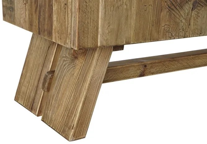 Comoda TV, natur, din lemn reciclat, Auburn
