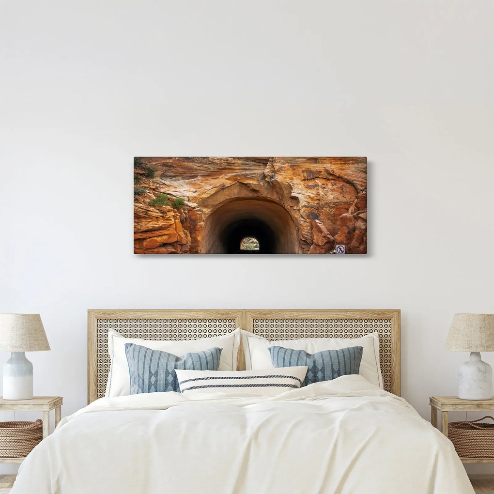 Tablou - tunel în stâncă (120x50 cm)