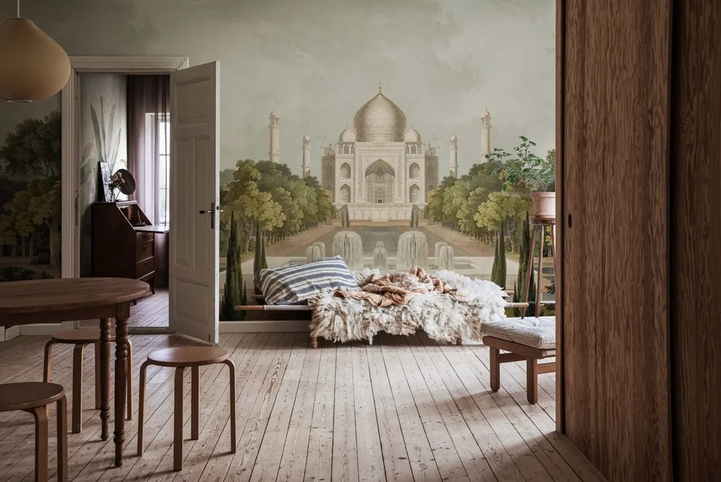 Fototapet, Palace Garden, Green, Rebel Walls