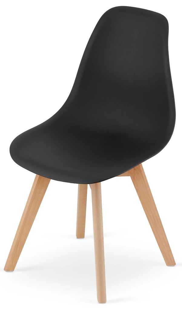Set de 4 scaune de dining KITO negre