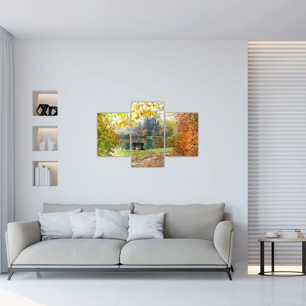Tablou cu pescărie (90x60 cm)