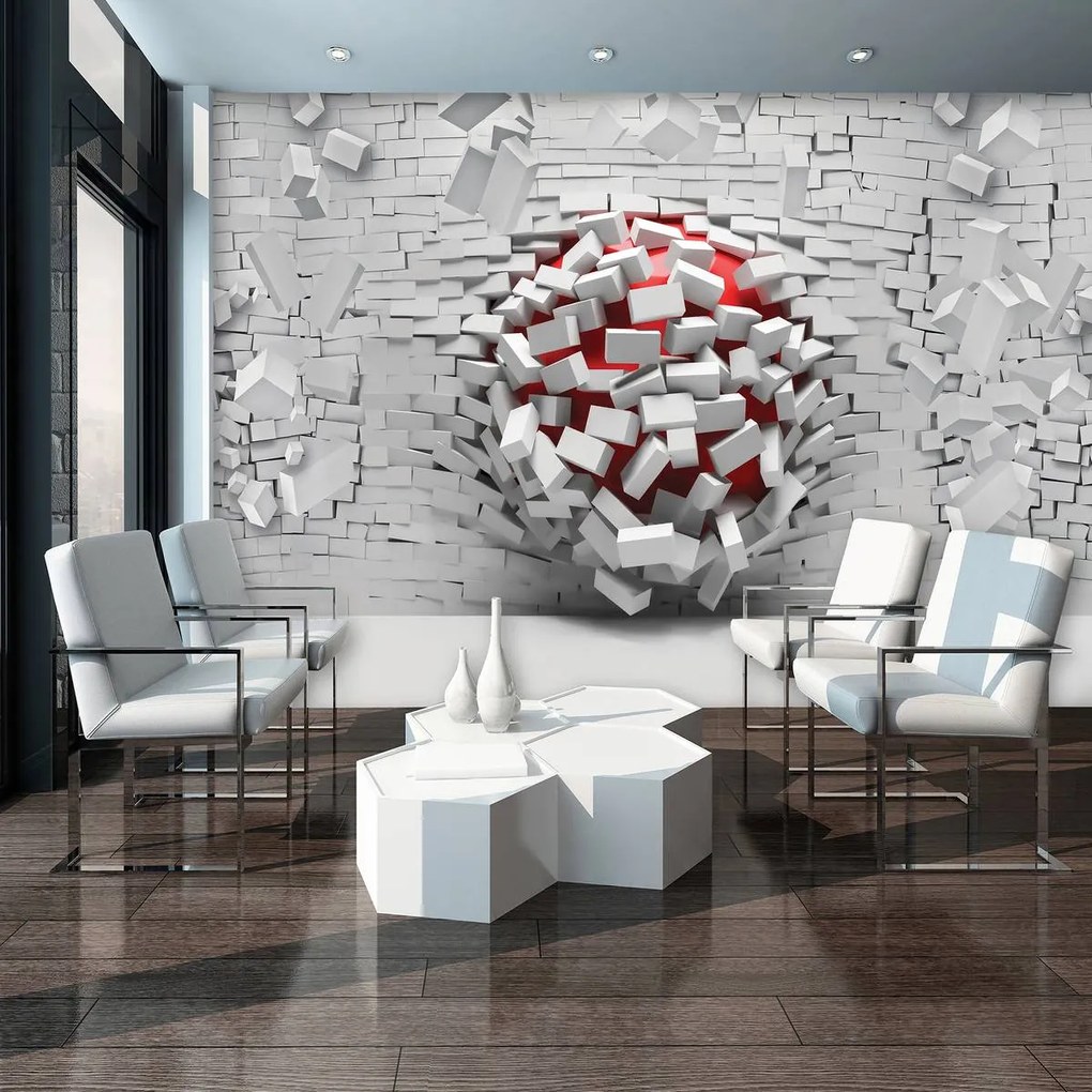 Fototapet - Wall 3D (254x184 cm)