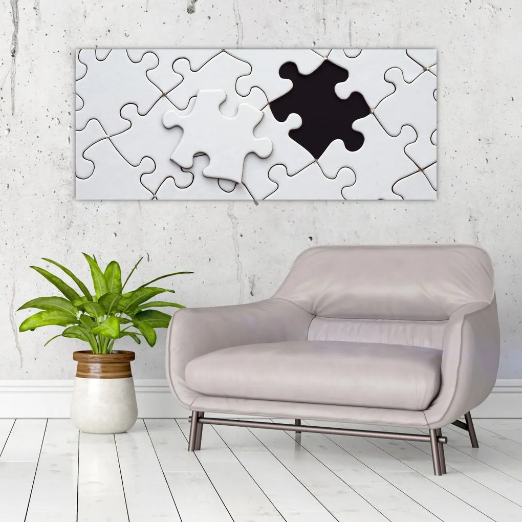 Tablou cu puzzle (120x50 cm)
