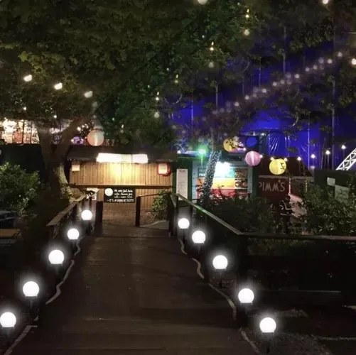 Set de lămpi solare de grădină - globuri - 6 buc.