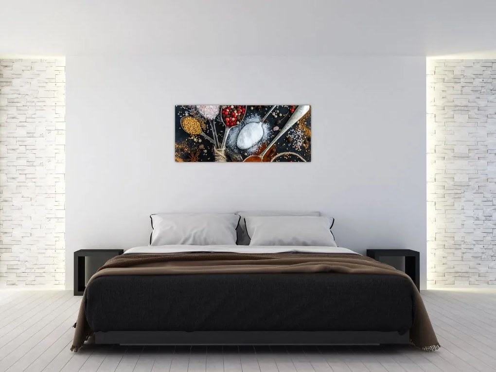 Tablou cu condimente (120x50 cm)