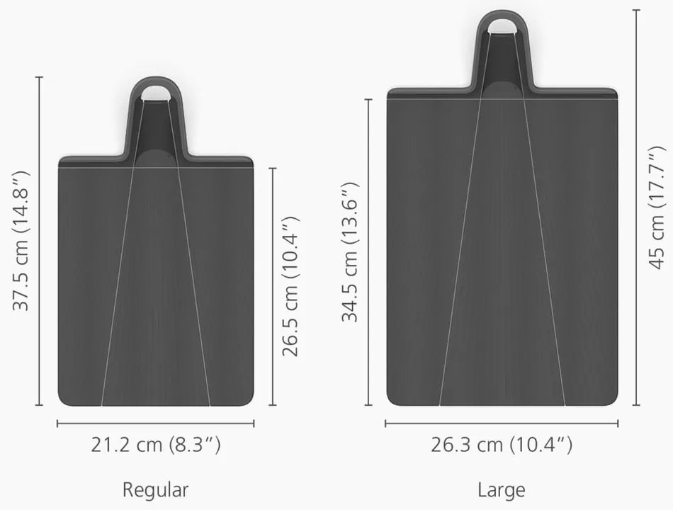Tocător 26x45 cm Chop2Pot – Joseph Joseph