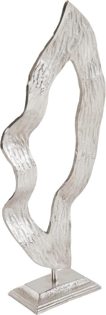 Timbers Obiect decorativ Kobuk argintiu 39/18/80 cm