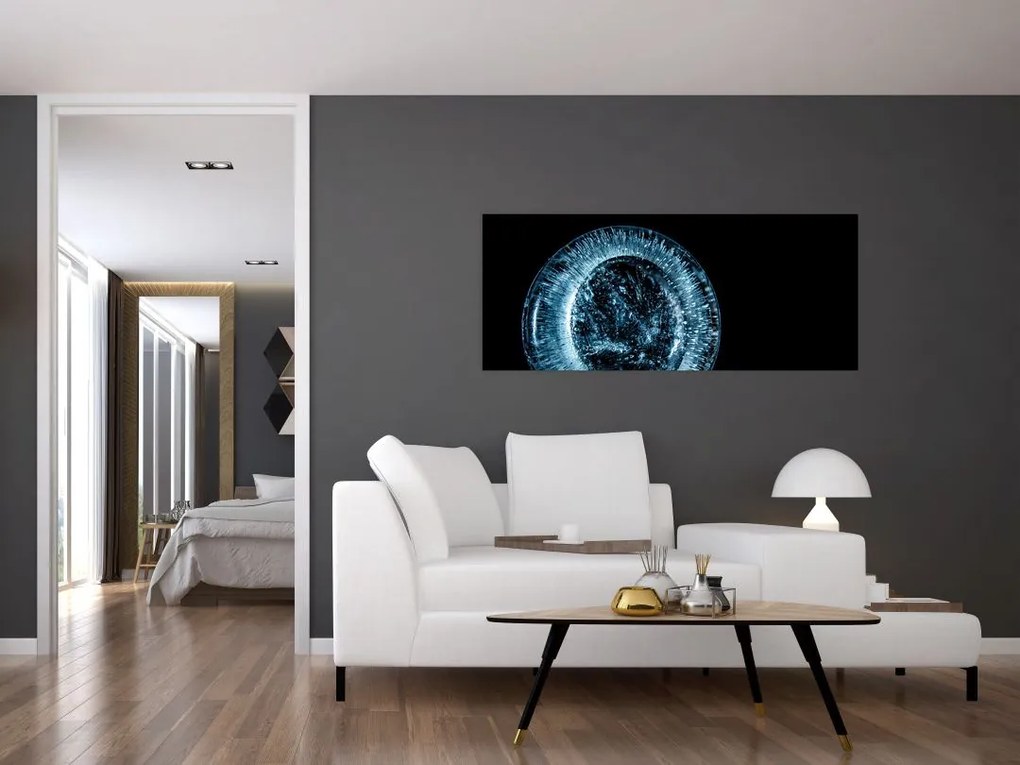 Tablou cu picături de gheață (120x50 cm)