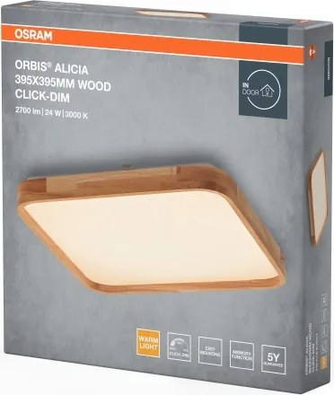 Osram - Plafonieră LED dimabilă ORBIS ALICIA LED/24W/230V 39,5x39,5 cm