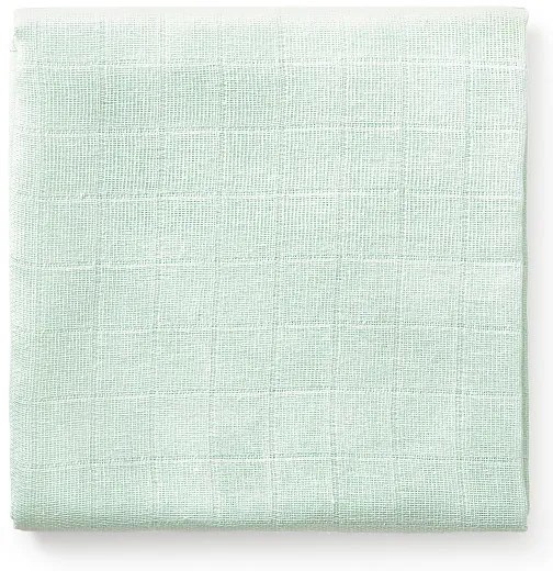 Set 3 museline 80 x 80 cm model panda - alb si verde Inter Baby