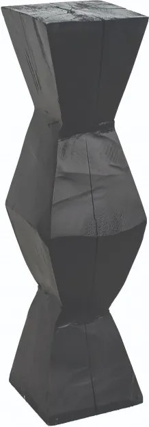 Statuie neagra din lemn de pin Coloana Infinitului