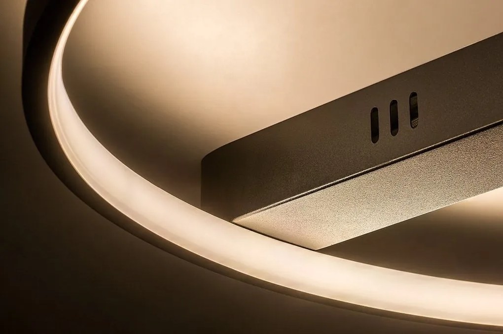 Plafoniera LED din metal negru Beliza