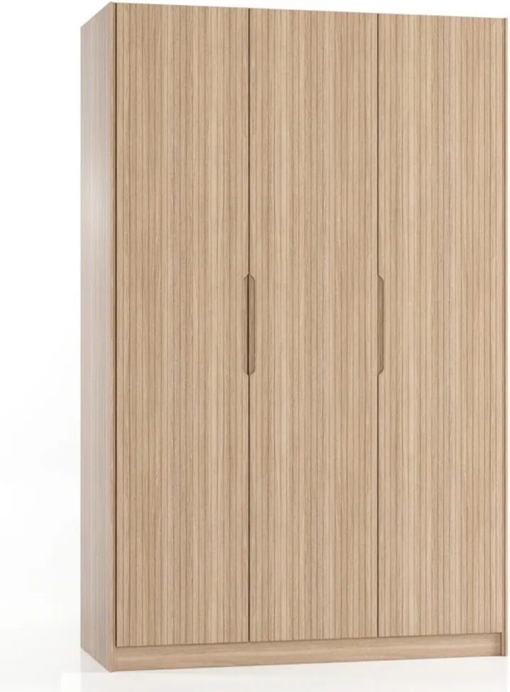 Dulap lemn masiv Brooklyn 3 usi, 139 × 61 × 220 cm
