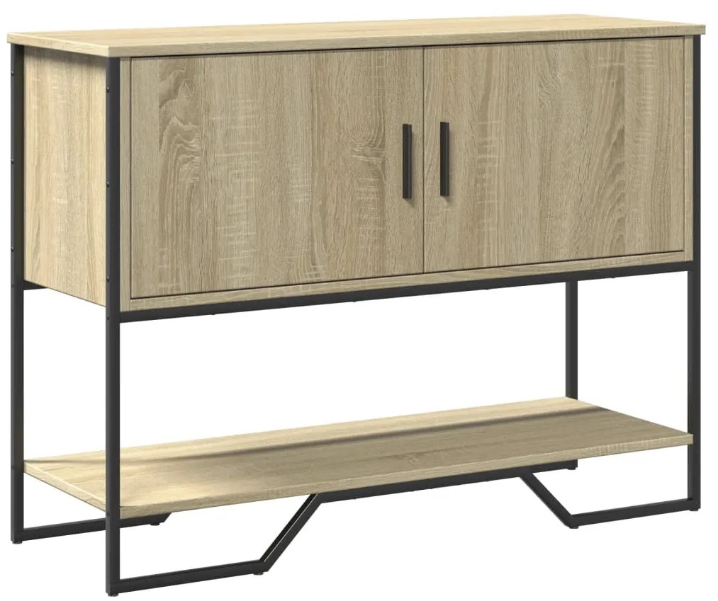 vidaXL Măsuță consolă, stejar sonoma, 100x35x74,5 cm, lemn prelucrat