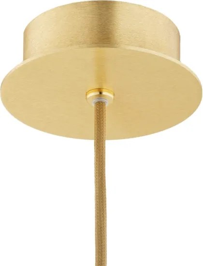 Lustră pe cablu Argon 8448 ALMIROS 1xE27/15W/230V d. 30 cm auriu