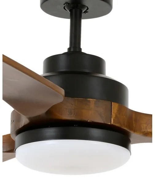 Ventilator LED de tavan Lucci air 213054 SHOALHAVEN GX53/17W/230V paulovnia + telecomandă