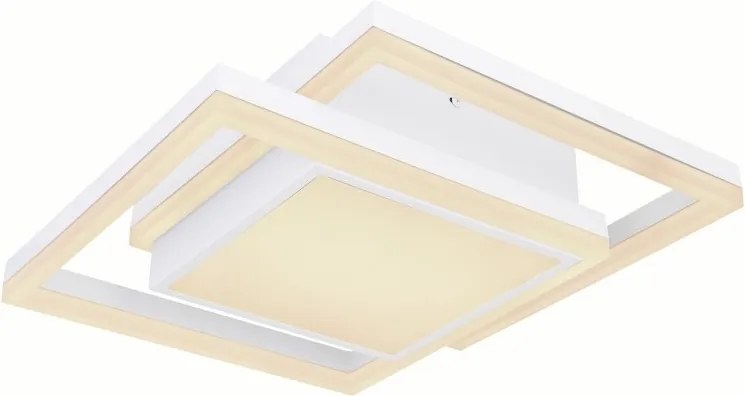 Plafoniera Smart LED CCT dimabila cu telecomanda SQUARES