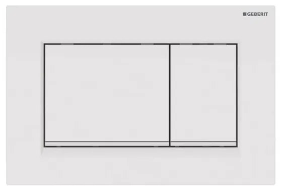 Clapeta de actionare Geberit Sigma30 alb 2 butoane