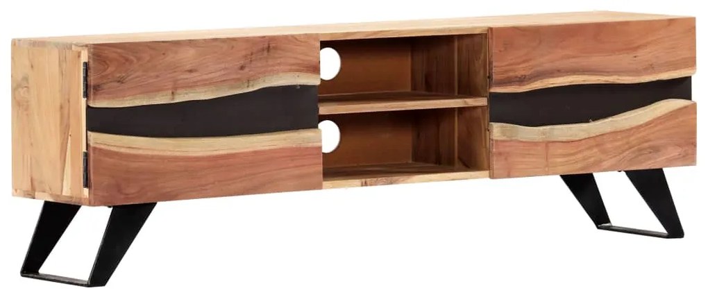 vidaXL Comodă TV, 140x30x45 cm, lemn masiv de acacia