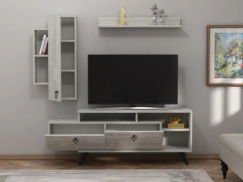 Mobilier living Kisamo 3 (gri) . 1095643