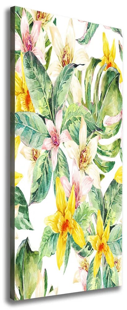 Tablou pe pânză canvas Flori tropicale